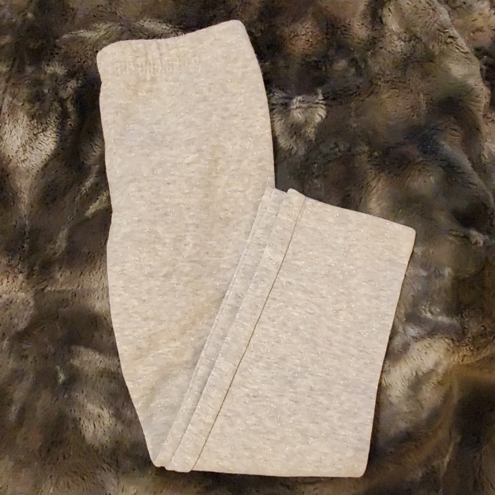 Girls grey sparkle sweatpants